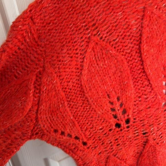 TOPSHOP Petal Pointelle Sweater Knit Size L - Picture 5 of 7